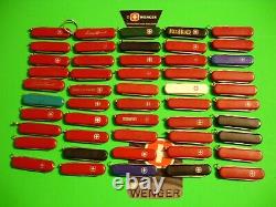 NTSA LOT of 50 WENGER 65mm ESQUIRES SWISS ARMY MULTIFUNCTION POCKET KNIVES SAK