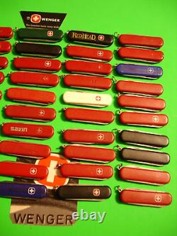 NTSA LOT of 50 WENGER 65mm ESQUIRES SWISS ARMY MULTIFUNCTION POCKET KNIVES SAK