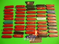 NTSA LOT of 50 WENGER 65mm ESQUIRES SWISS ARMY MULTIFUNCTION POCKET KNIVES SAK