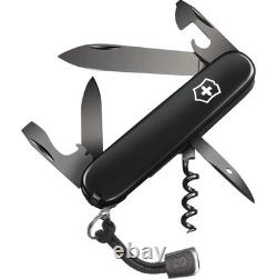 New Victorinox 1.3603.31P Spartan Onyx Black 91mm Swiss Army Knife