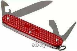 New Victorinox Pioneer Alox Berry Red Limited Edition 2018 Swiss Army Knife RARE