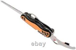 New Victorinox Swiss Army 111mm Knife HUNTER XT GRIP + OD MOLLE 0.8341. MC9+