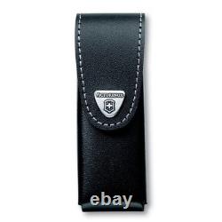 New Victorinox Swiss Army 111mm LockBlade Knife WORKCHAMP BLACK + LEATHER