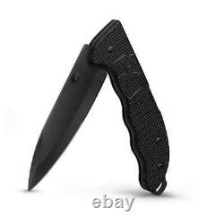 New Victorinox Swiss Army 136mm Alox Knife EVOKE BS Black Blade 0.9415. DS23