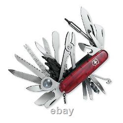 New Victorinox Swiss Army 91mm Knife RUBY SWISSCHAMP XLT 1.6795. XLT / 53504