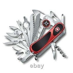 New Victorinox Swiss Army Knife Evolution Grip S54 Red/black 2.5393. Sc-x2 Boxed