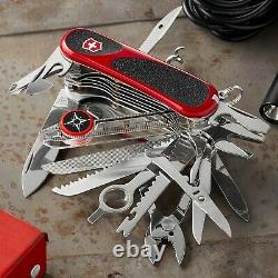 New Victorinox Swiss Army Knife Evolution Grip S54 Red/black 2.5393. Sc-x2 Boxed