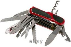 New Victorinox Swiss Army Knife Evolution Grip S54 Red/black 2.5393. Sc-x2 Boxed