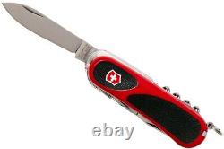 New Victorinox Swiss Army Knife Evolution Grip S54 Red/black 2.5393. Sc-x2 Boxed