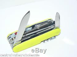 New Victorinox Swiss Army Knife STAYGLOW Cybertool Lite SOS Leather Kit