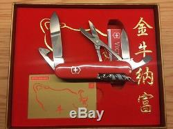 New Victorinox Swiss Army Limited Edition Year of The Ox (2009) Knife VERY RARE