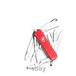 New Victorinox Swiss Army RED MIDNITE MINICHAMP with White Flashlight 0.6386