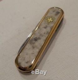 New Wenger Swiss Army Knife Lithos 18k Ivory Stone Rare Collectable
