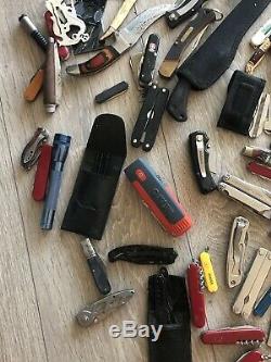Ntsa 23 Lbs Name Brand Knives Collection Gerber Leatherman SwissArmy Benchmade