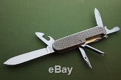 Old Cross Victorinox Alox Tinker Swiss Army Knife Brass Liner Custom Soldier