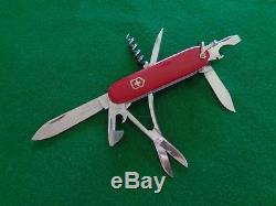 Old VERY RARE early VICTORINOX L. Lorenzi Montreux ETCH SWISS ARMY Knife NICE