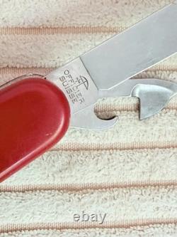 Old Vtg 1970's Victorinox Swiss Army Knife Picnicker Elinox Multi-Blade Knives