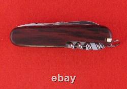 Original RAREST Victorinox Swiss Army Champ Bubinga Wood Scales Knife Multitool