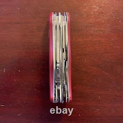 Original Slide lock Victorinox Swiss Army Pocket Knife HERCULES RED 111 mm