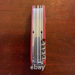 Original Slide lock Victorinox Swiss Army Pocket Knife HERCULES RED 111 mm