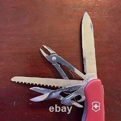 Original Slide lock Victorinox Swiss Army Pocket Knife HERCULES RED 111 mm