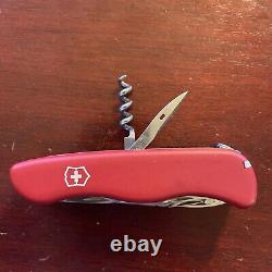 Original Slide lock Victorinox Swiss Army Pocket Knife HERCULES RED 111 mm