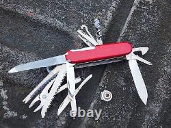 Original Victorinox Swiss Army Knife 15 Blade Officer Suisse Scissors Pliers