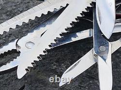 Original Victorinox Swiss Army Knife 15 Blade Officer Suisse Scissors Pliers