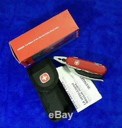 POCKETGRIP Wenger oLD Swiss Army MULTI-TOOL Survival Knife MINT, BOX & Papers