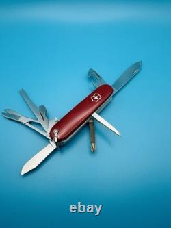 RARE 1960s Vintage VICTORINOX Fisherman VICTORIA OFFICIER Swiss Army Knife RED