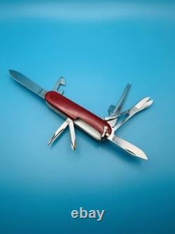 RARE 1960s Vintage VICTORINOX Fisherman VICTORIA OFFICIER Swiss Army Knife RED
