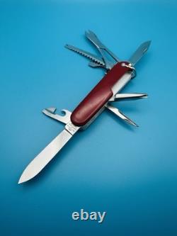 RARE 1960s Vintage VICTORINOX Fisherman VICTORIA OFFICIER Swiss Army Knife RED