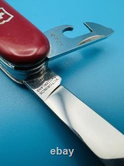 RARE 1960s Vintage VICTORINOX Fisherman VICTORIA OFFICIER Swiss Army Knife RED