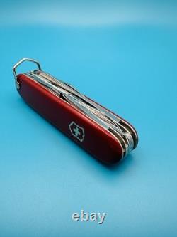 RARE 1960s Vintage VICTORINOX Fisherman VICTORIA OFFICIER Swiss Army Knife RED