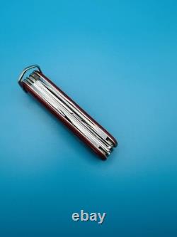 RARE 1960s Vintage VICTORINOX Fisherman VICTORIA OFFICIER Swiss Army Knife RED