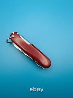 RARE 1960s Vintage VICTORINOX Fisherman VICTORIA OFFICIER Swiss Army Knife RED