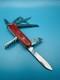 RARE 1960s Vintage VICTORINOX WOODSMAN VICTORIA OFFICIER Swiss Army Knife RED