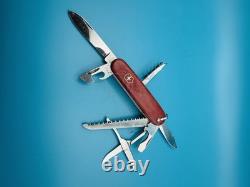 RARE 1960s Vintage VICTORINOX WOODSMAN VICTORIA OFFICIER Swiss Army Knife RED