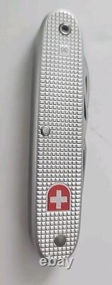 RARE 1982 Wenger Soldat Silver Alox Cross Swiss Army Knife