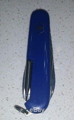 RARE BLUE Exclamation Point Victorinox Swiss Army Knife