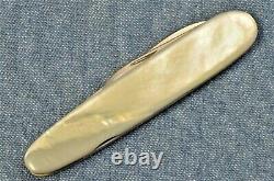 RARE MINT Victorinox ELINOX Mother of Pearl LONG NAIL FILE 75mm knife SAK vtg