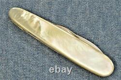 RARE MINT Victorinox ELINOX Mother of Pearl LONG NAIL FILE 75mm knife SAK vtg