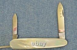 RARE MINT Victorinox ELINOX Mother of Pearl LONG NAIL FILE 75mm knife SAK vtg