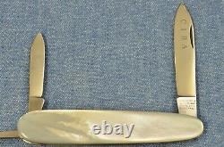 RARE MINT Victorinox ELINOX Mother of Pearl LONG NAIL FILE 75mm knife SAK vtg