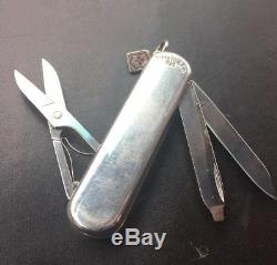 RARE Tiffany & Co Atlas Sterling Silver Swiss Army Pocket Knife 925