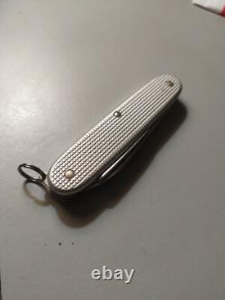 RARE! Unused Victorinox KL 92 Swiss Stainless Steel Pocket Knife, Silver Color