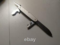 RARE! Unused Victorinox KL 92 Swiss Stainless Steel Pocket Knife, Silver Color