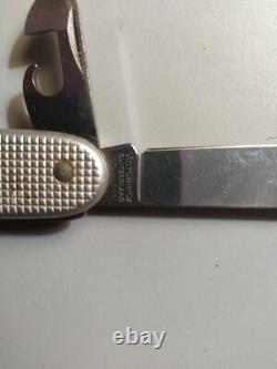 RARE! Unused Victorinox KL 92 Swiss Stainless Steel Pocket Knife, Silver Color
