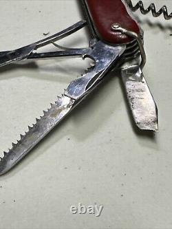 RARE Victoria Vintage Victorinox Huntsman/handyman MAU 91mm Swiss Army Knife 50s