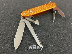 RARE Victorinox 93mm Swiss Army Knives FARMER Knife 0.8241.281RUS2 Orange ALOX